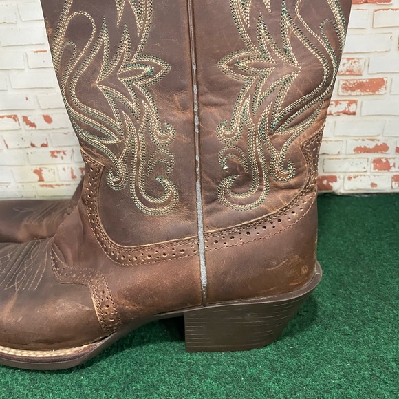 Ariat Legend Square Toe Cowboy Western Boots - Picture 6 of 11